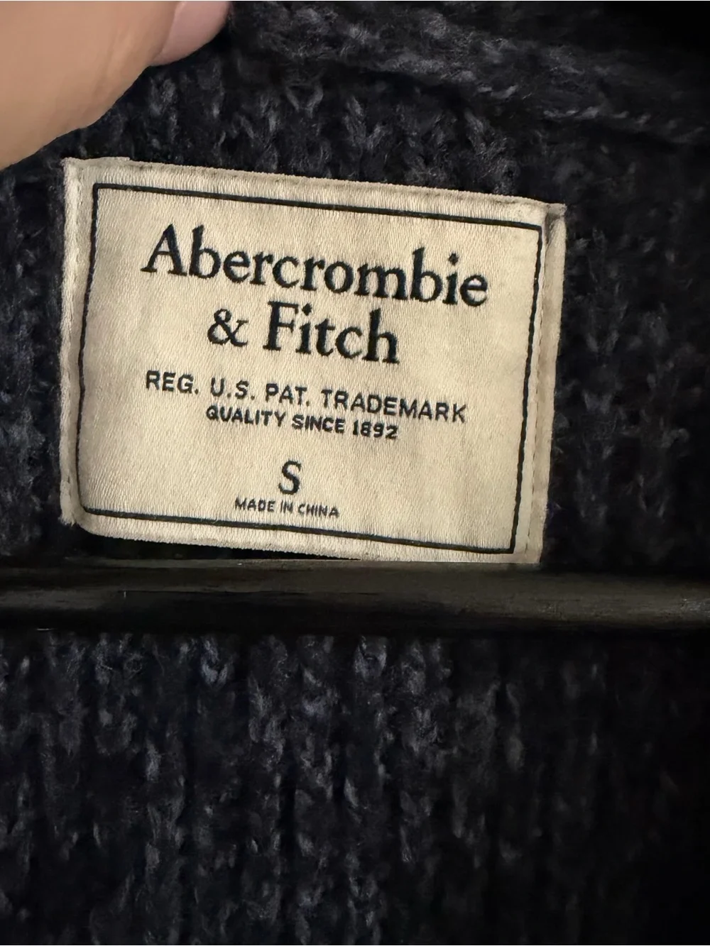 Abercrombie & Fitch Open-Front Knit Cardigan